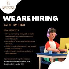 SCRIPTWRITER job